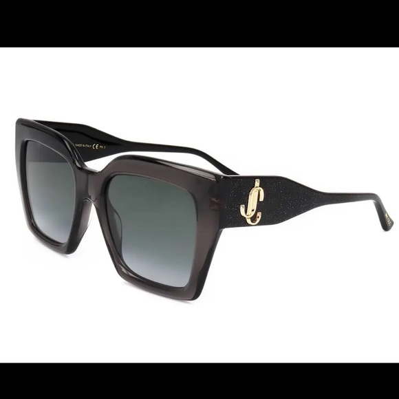 SOLD❤️✨JIMMY CHOOSE Eleni glittery sunglasses 🖤 - Picture 11 of 16